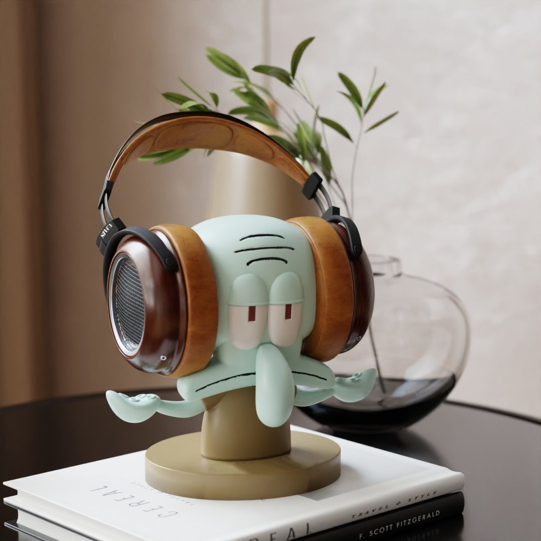 Headphone Stand Desk - SpongeBobs SquarePants Squidward Cartoon Supporto per