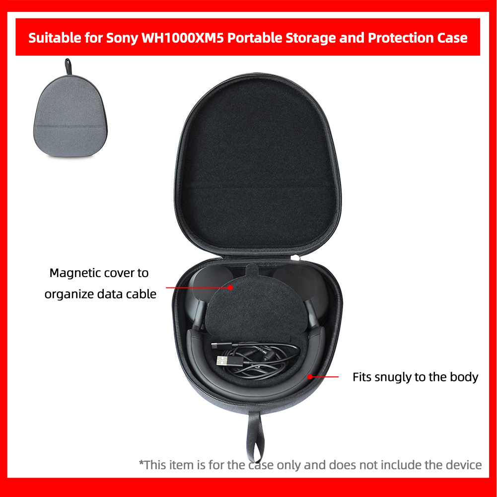 Custodia rigida da viaggio in  - Sony Headphone Wh-1000Xm5 recensione e prezzo